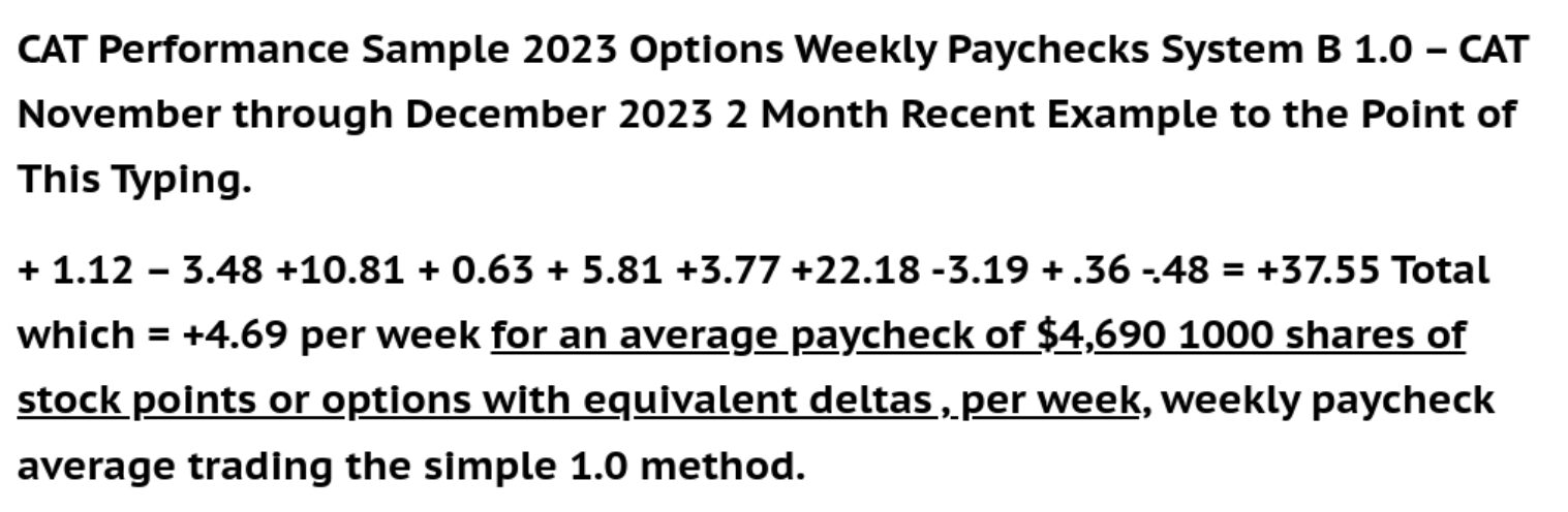 Options Weekly Paychecks Systems B V1.0 - The Original Simple Powerhouse 6