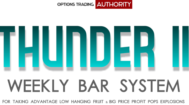THUNDER II Weekly Bar Options Trading System