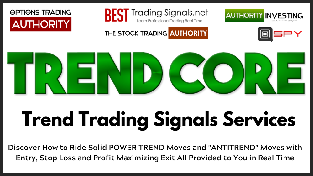 TRENDCORE Trend Trading Signals Services