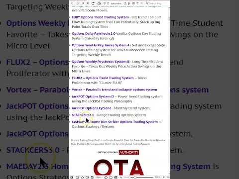 Options Trading AUTHORITY Products Overview 4 Part 2
