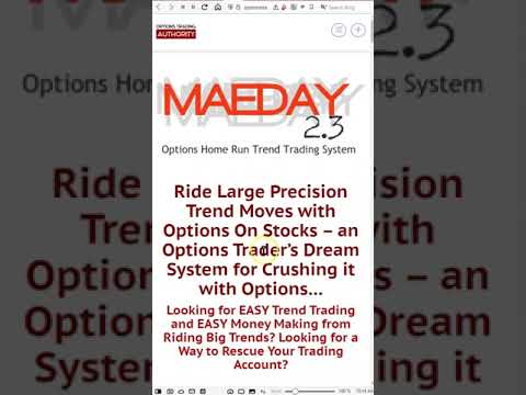 MAEDAY2 3 Home Run Striker Options Trend Trading System Part 3 Performance