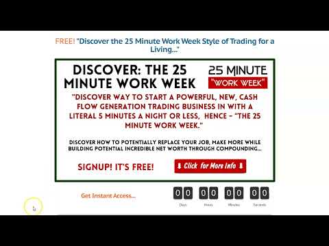 The 25 Minute Workweek - Free Up Time   Make More Money