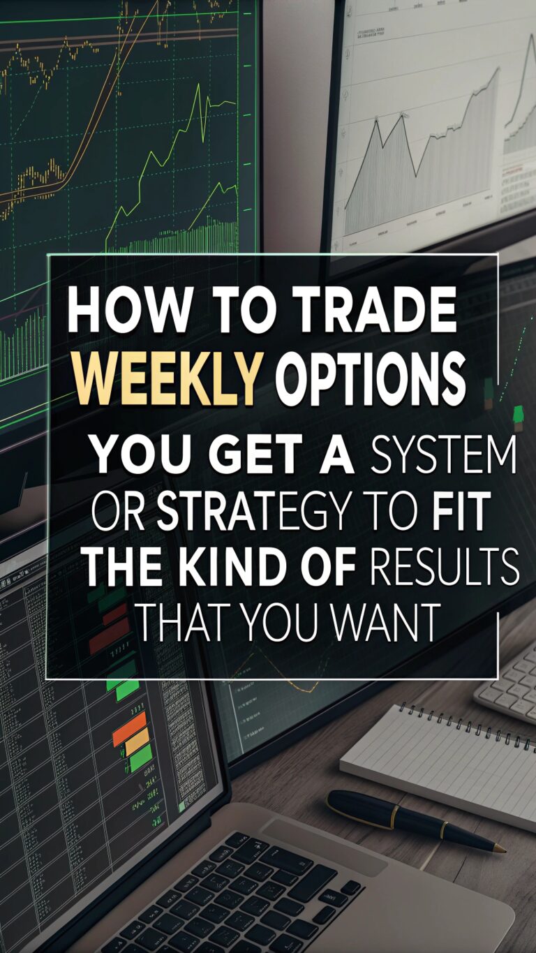 How to Trade Weekly Options - You Get a System or Strategy to Fit the KIND of Results that You Want